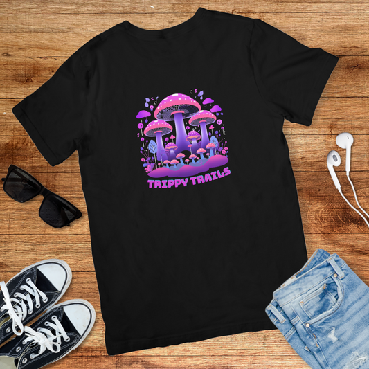 Trippy Mushroom Trails Tee