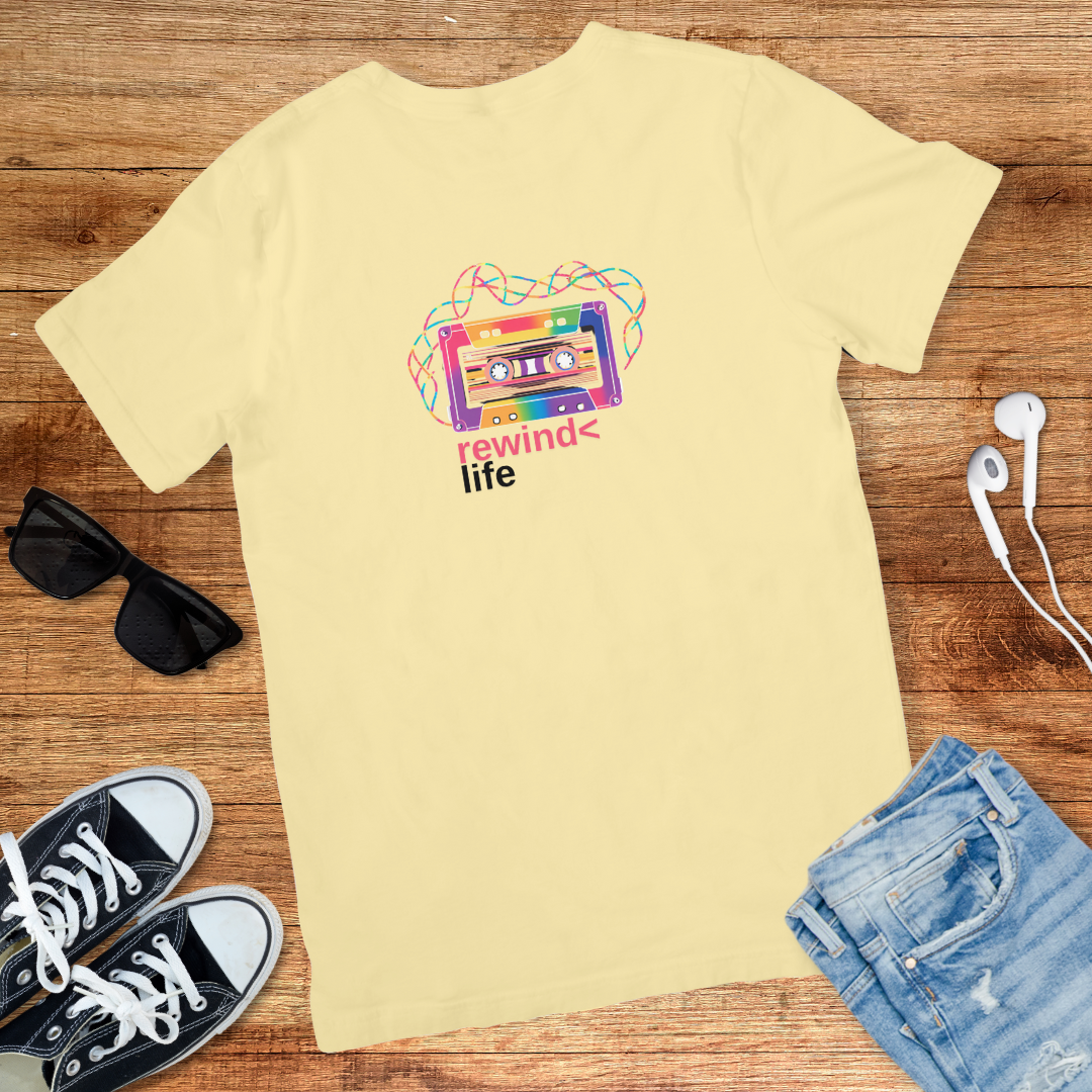 Rewind Cassette DNA Tee