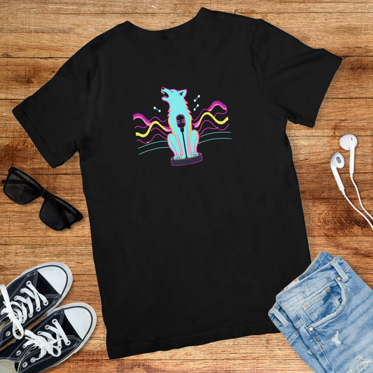 Melodic Wolf Howl Tee