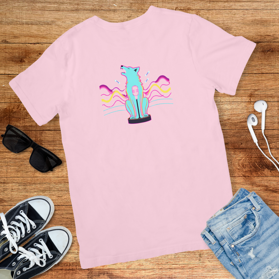 Melodic Wolf Howl Tee