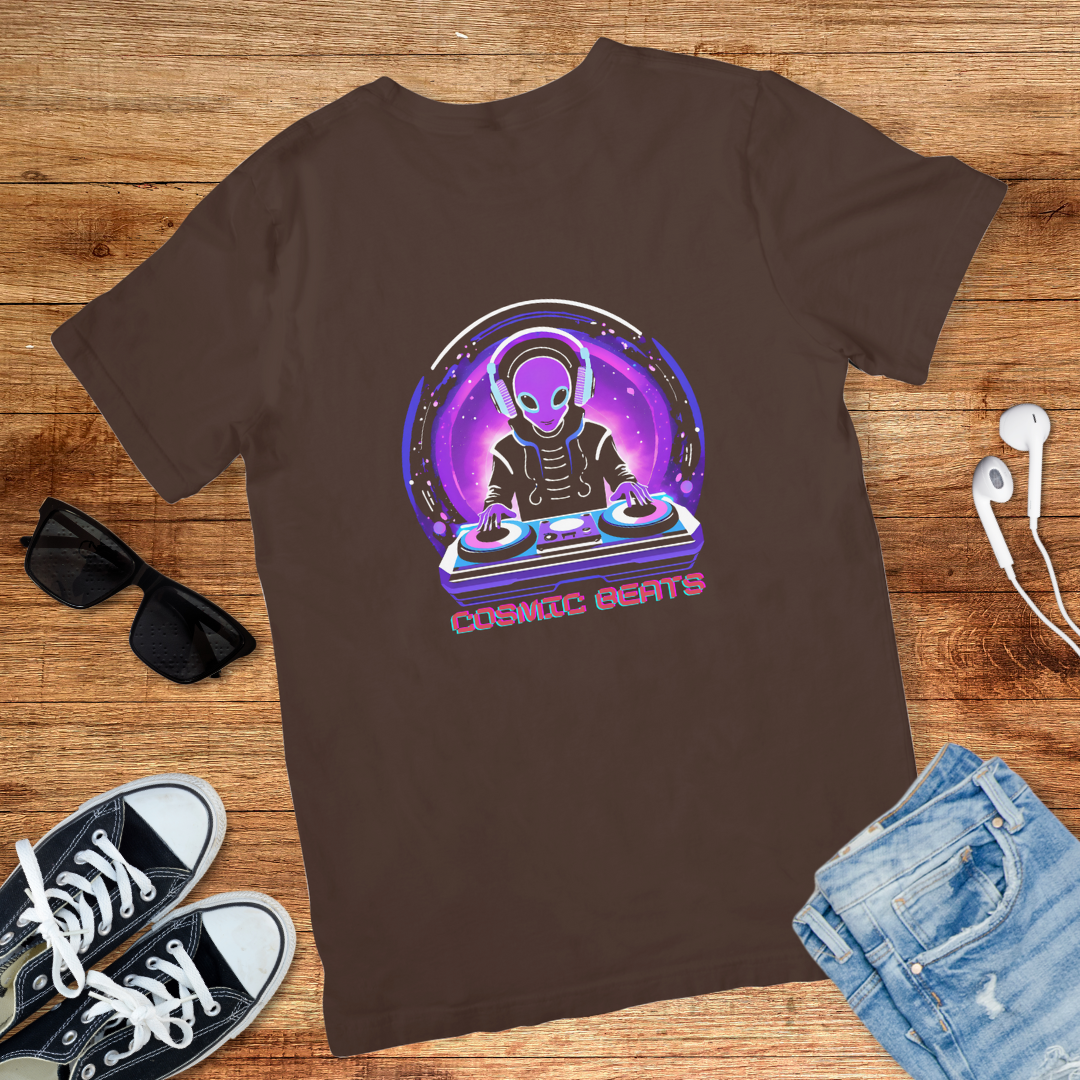 Cosmic DJ Alien Tee