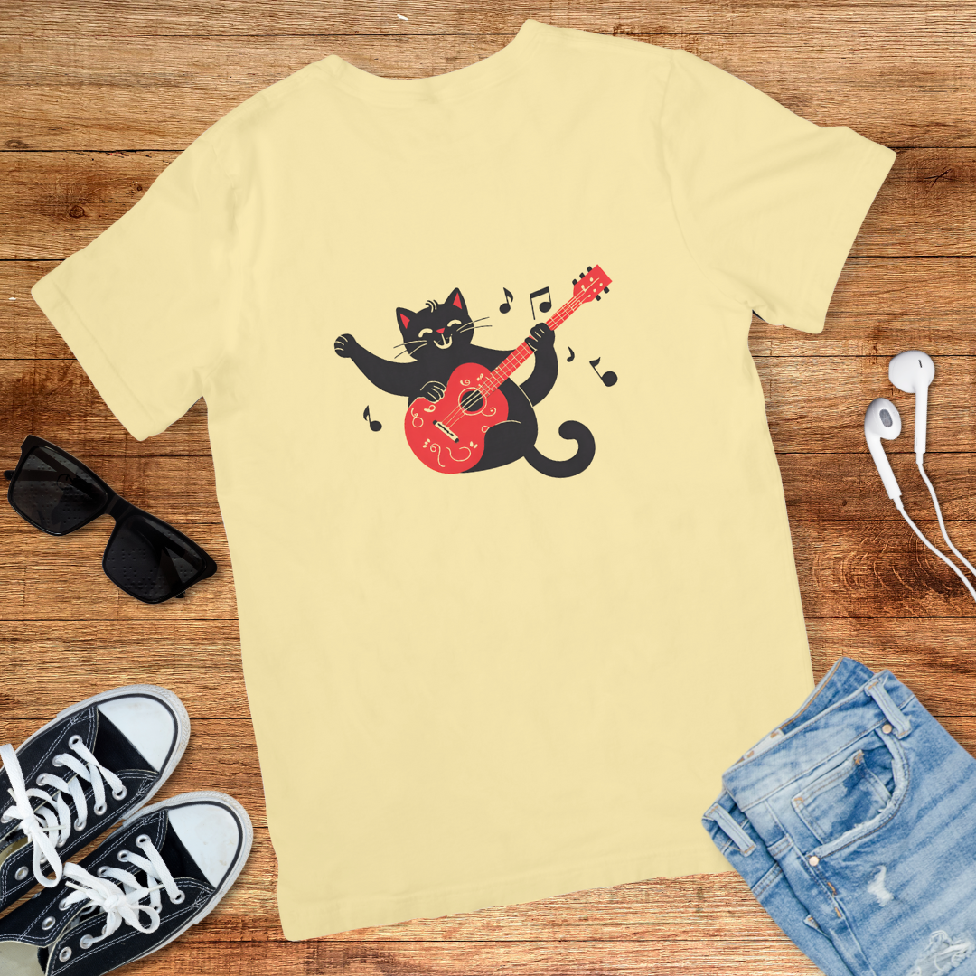 Guitar Kitty Tee