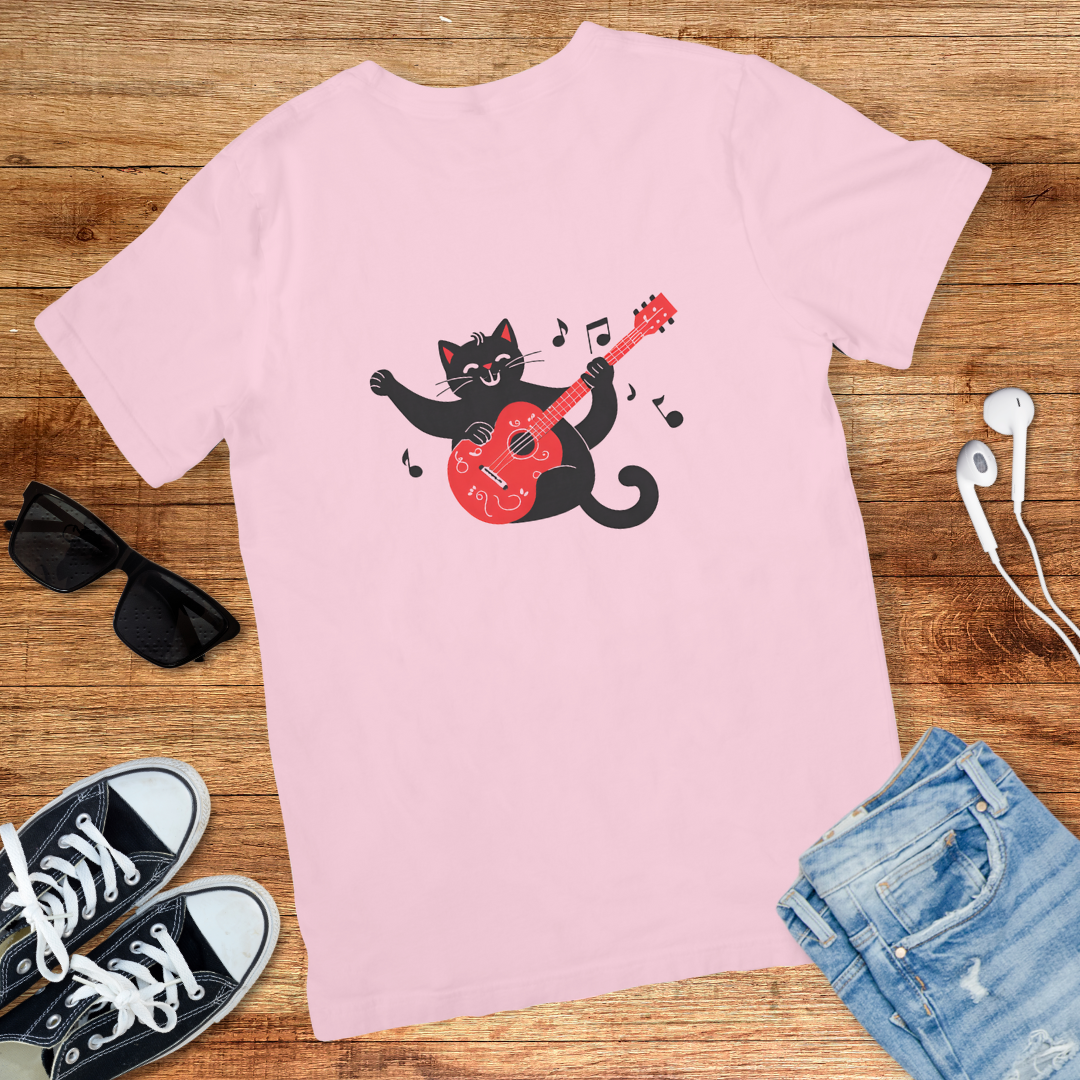 Guitar Kitty Tee