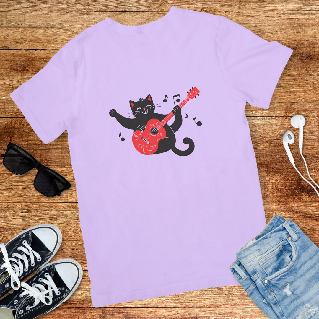 Guitar Kitty Tee