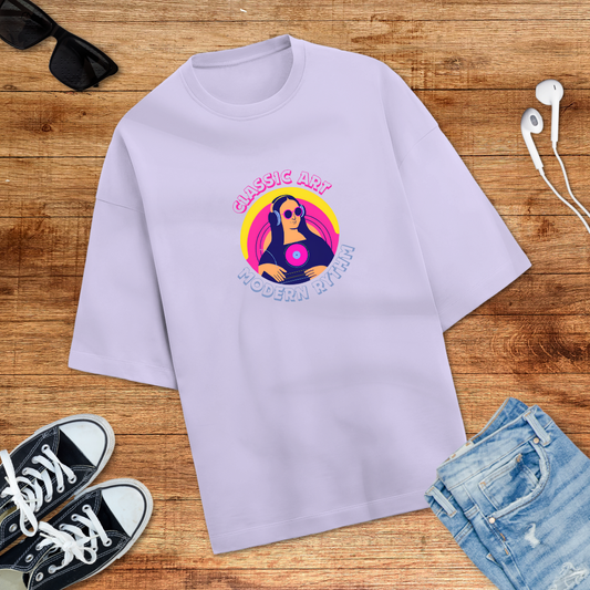 Mona Lisa Remix Tee - Oversize