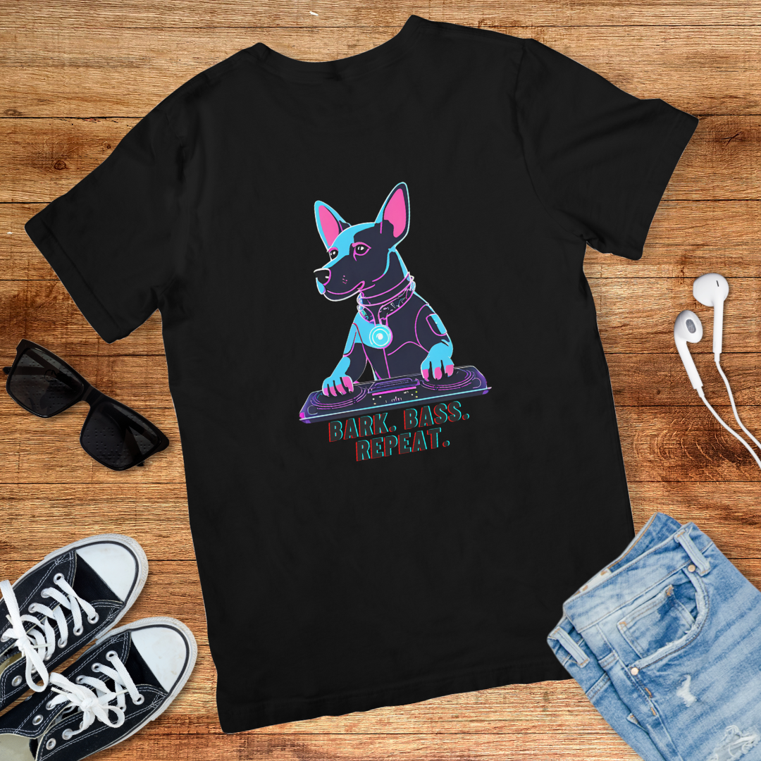 Cyber DJ Dog Tee