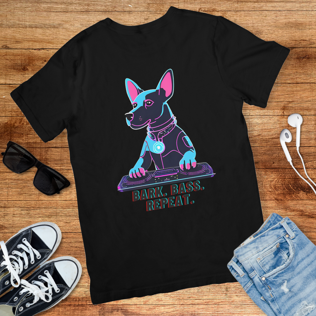 Cyber DJ Dog Tee