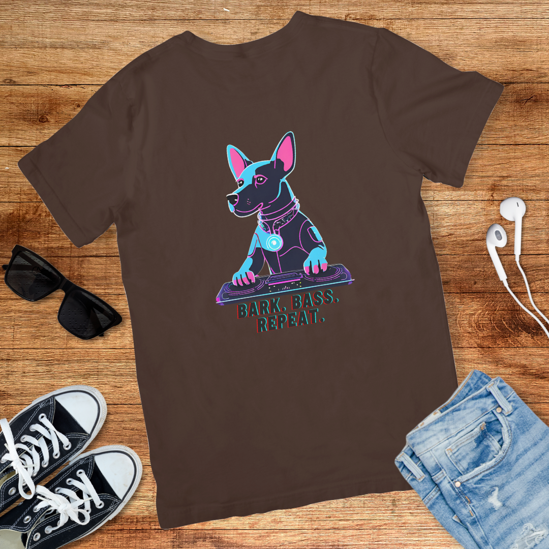 Cyber DJ Dog Tee