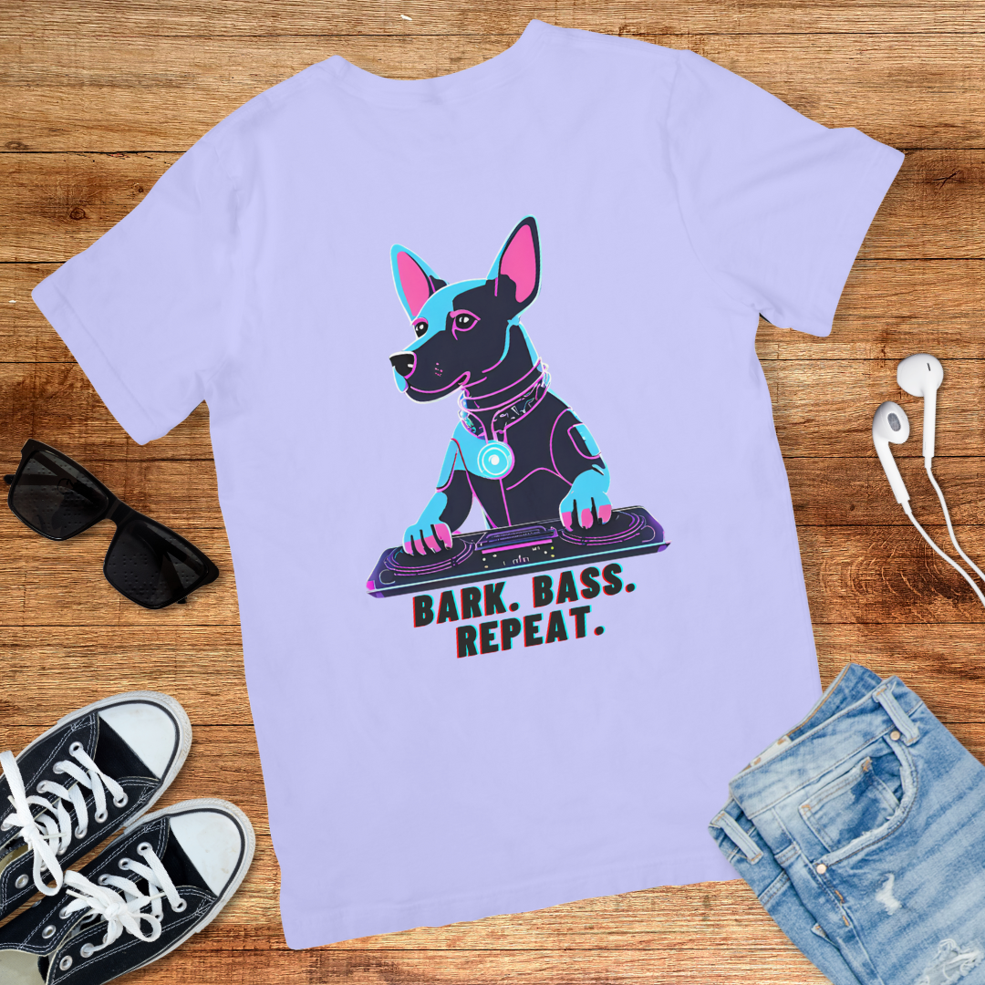 Cyber DJ Dog Tee