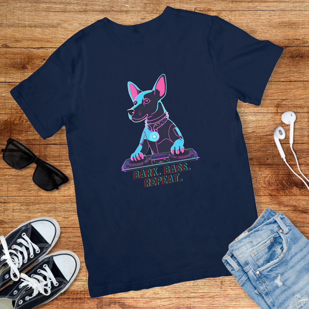 Cyber DJ Dog Tee