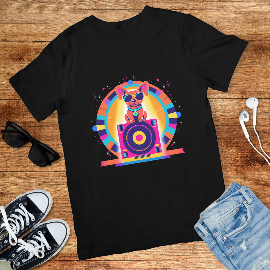 Speaker Pup Vibes Tee