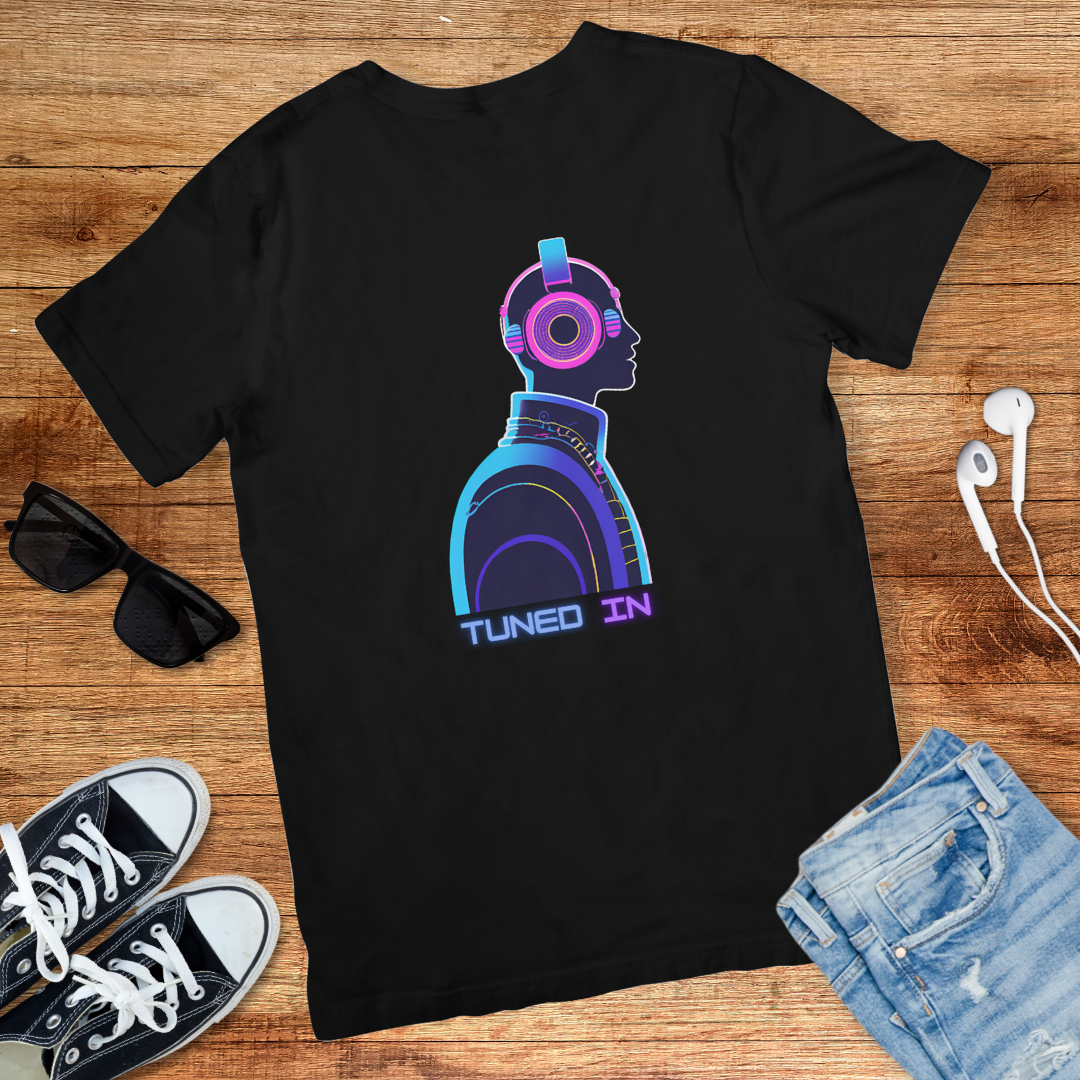 Tuned In Side Profile Tee