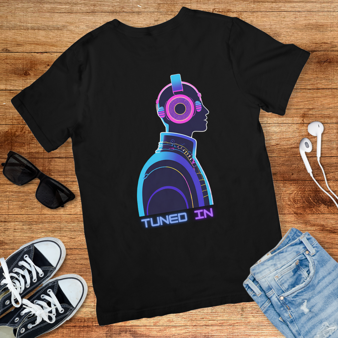 Tuned In Side Profile Tee