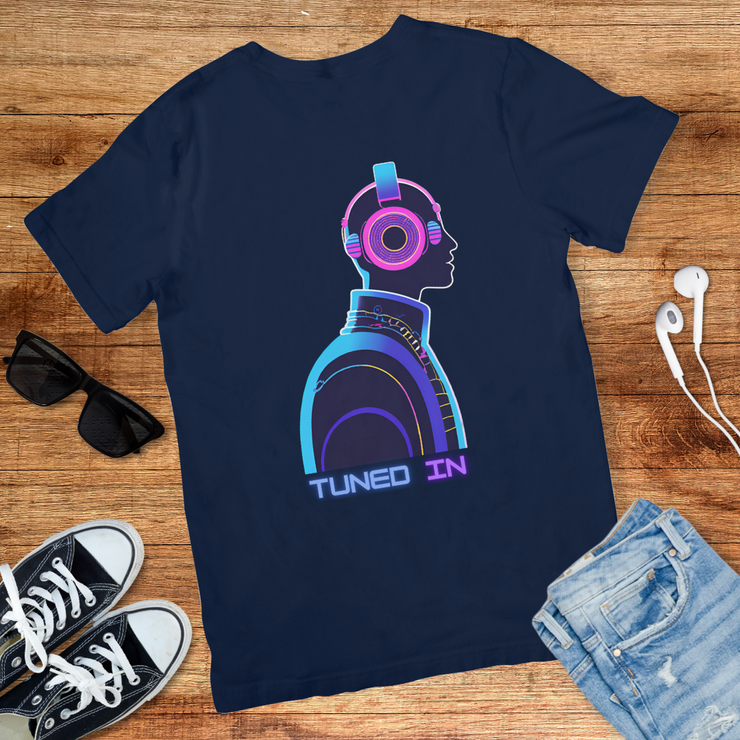 Tuned In Side Profile Tee