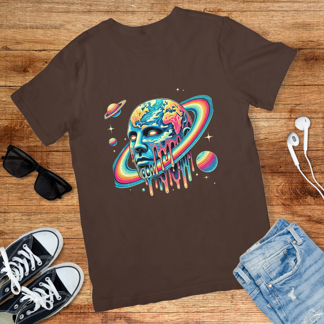 Saturn Melt Trippy Tee