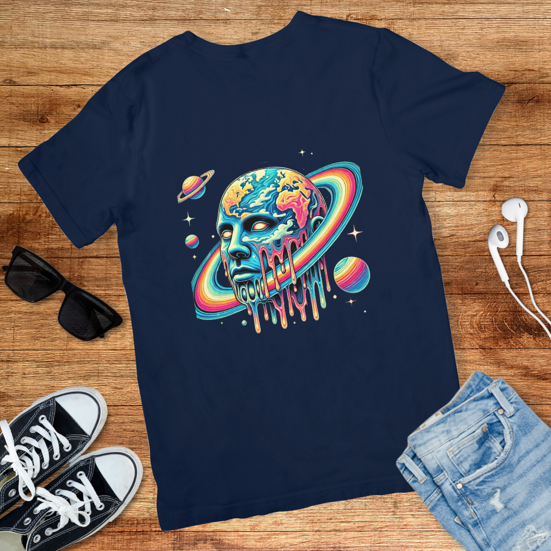 Saturn Melt Trippy Tee