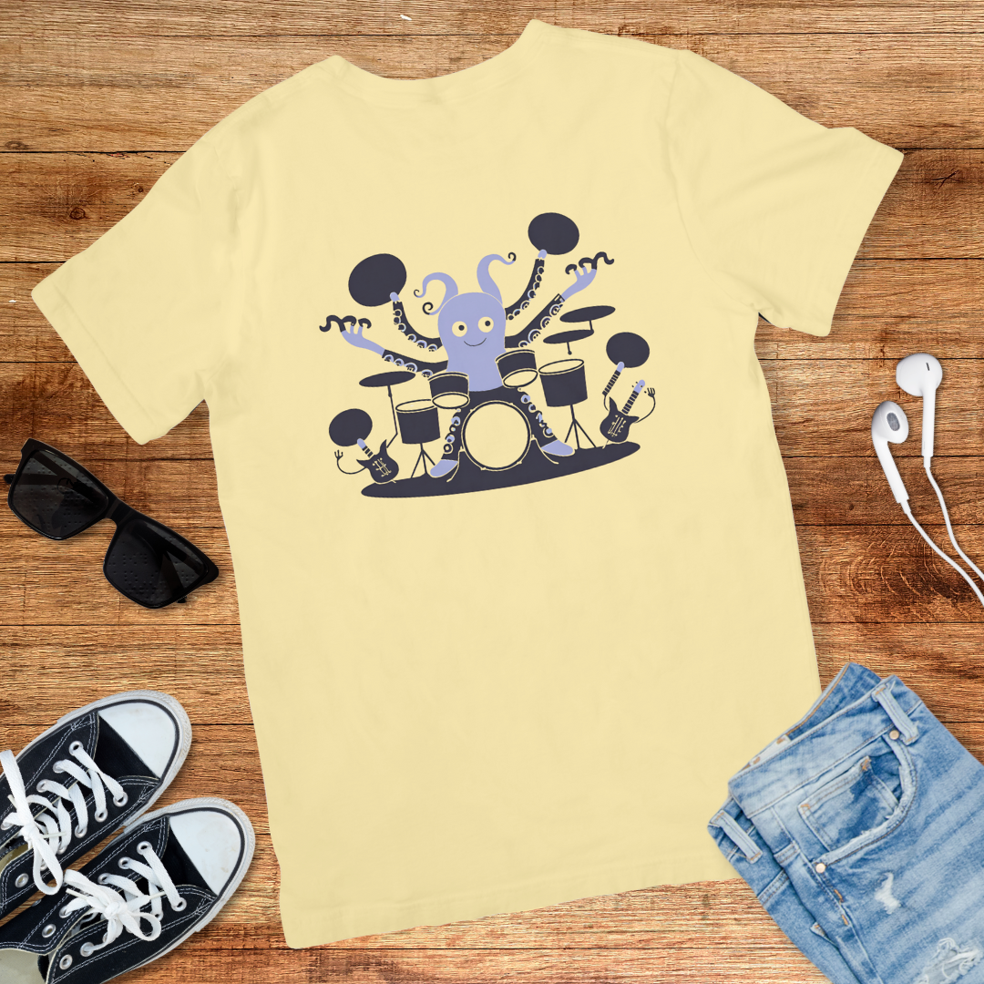 Drummer Octopus Tee