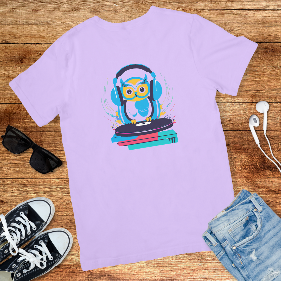 Blue Owl Groovy DJ Tee