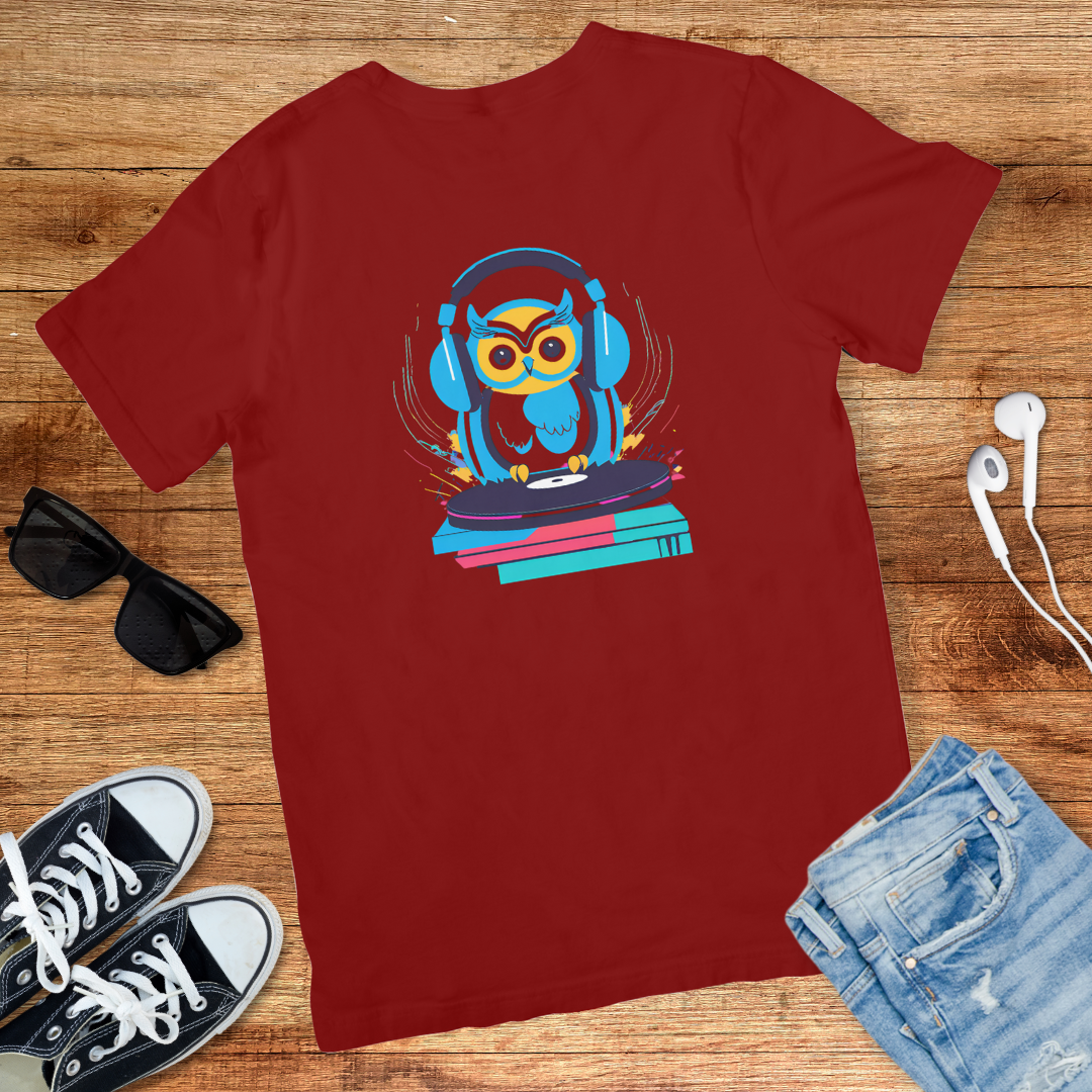 Blue Owl Groovy DJ Tee