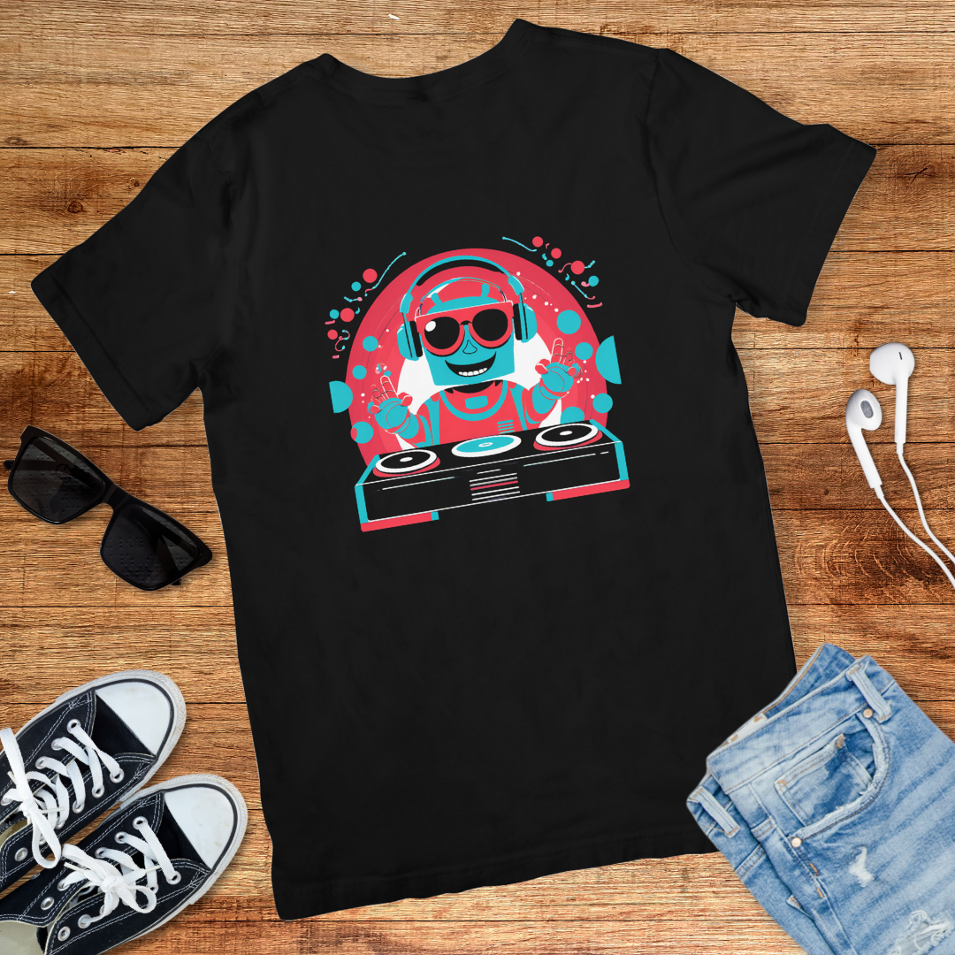 Red Robo Spin Master Tee