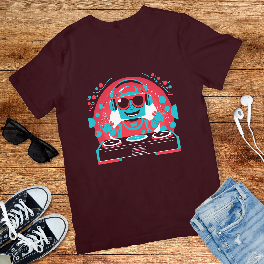 Red Robo Spin Master Tee