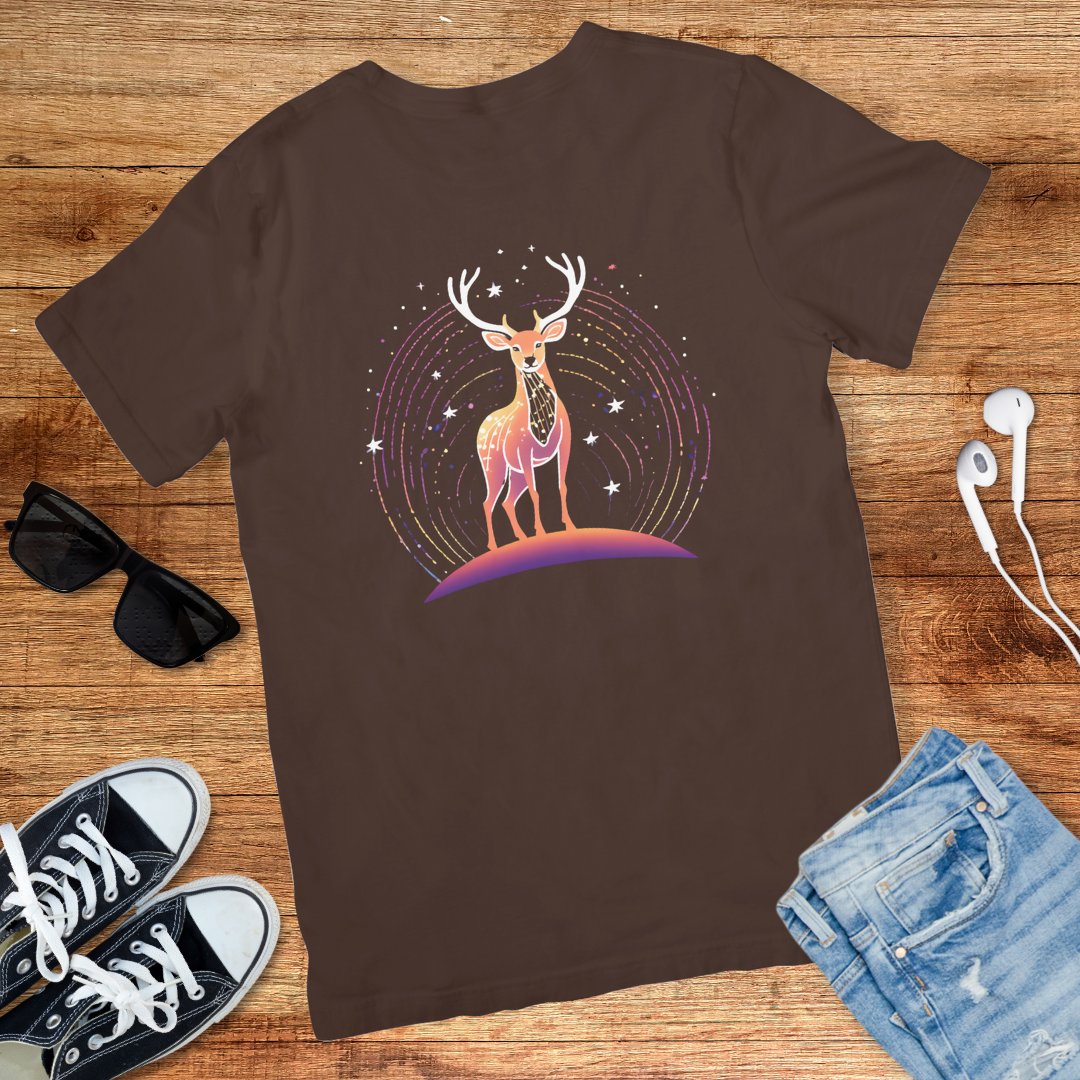 Cosmic Deer Trippy Tee